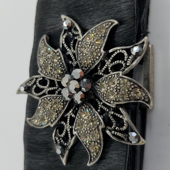 Dyrberg/kern vintage leather cuff bracelet - Picture 4 of 4